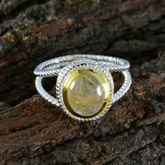 Grace Rope-Wire Golden Solitaire Ring