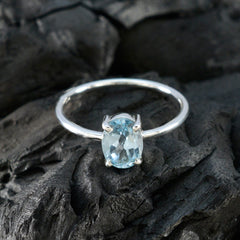 Saanvi Fairytale Blue Solitaire Ring