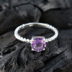 Saanvi Feminine Purple Solitaire Ring