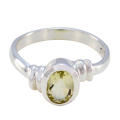 Savannah Fairytale Yellow Solitaire Ring Lemon Quartz Yellow