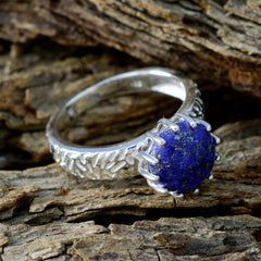 Scarlett Graceful Blue Solitaire Ring