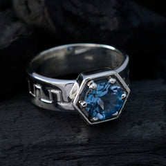Skylar Fairytale Blue Solitaire Ring