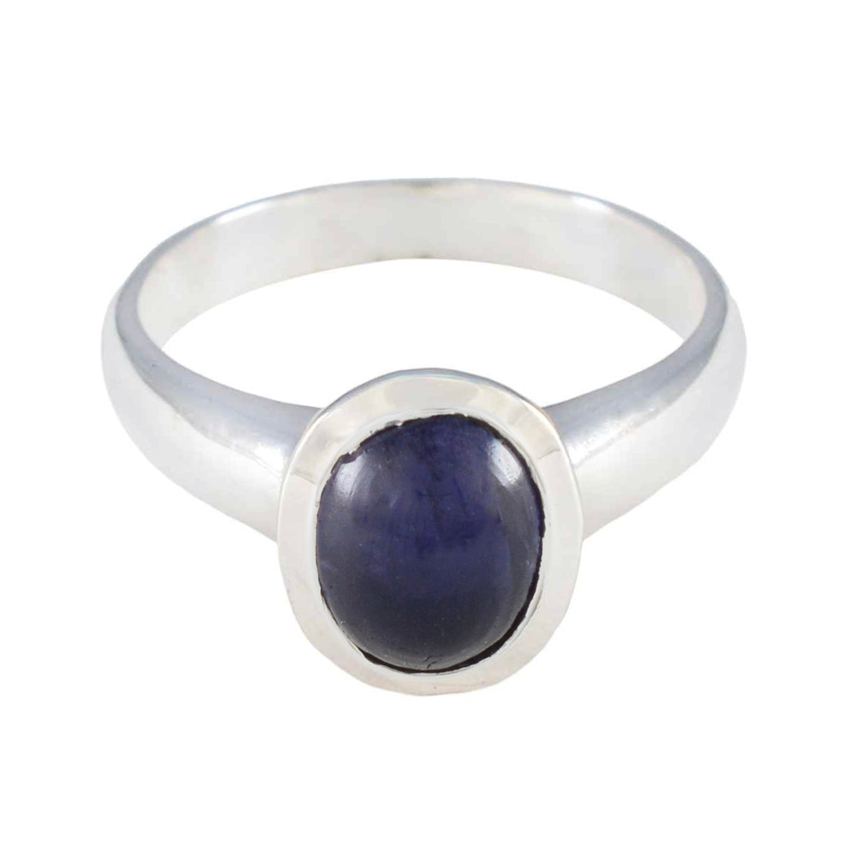 Isabel Sophisticated Blue Solitaire Ring Iolite Blue