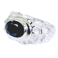 Isabel Traditional Black Solitaire Ring Black Onyx Black