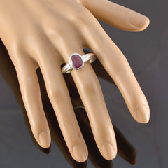 Kristine Traditional Red Solitaire Ring