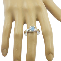 Araya Trendy Grey Solitaire Ring in Sterling Silver