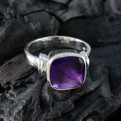 Kristine Trendy Purple Solitaire Ring