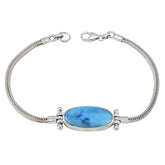 Zoe Turquoise Chain Bracelet for Everyday Glam Turquoise Blue