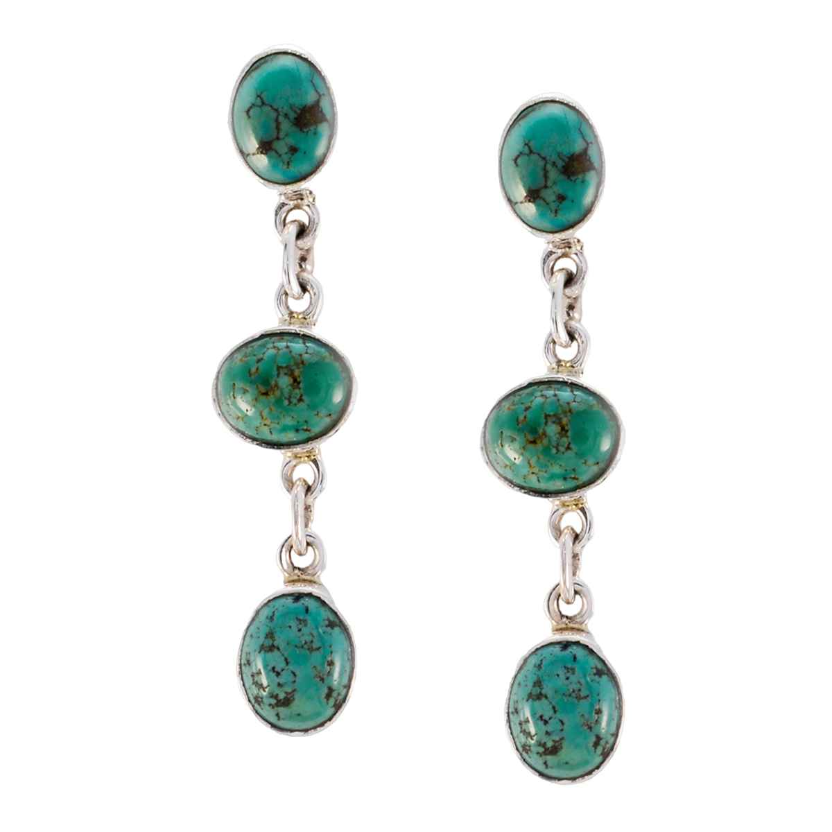 Bella Turquoise Dangle Earrings for Stylish Vibes Turquoise Blue Dangle