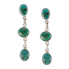 Bella Turquoise Dangle Earrings for Stylish Vibes Turquoise Blue Dangle