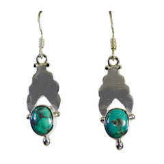 Lucia Turquoise Dangle Earrings with Unique Design