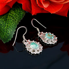 Eleanor Turquoise Dangle Earrings for Everyday Glam