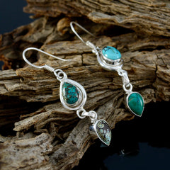 Bianca Turquoise Dangle Earrings - Stylish Gemstone Jewelry