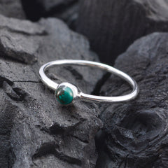 Ayaka Graceful Turquoise Solitaire Ring
