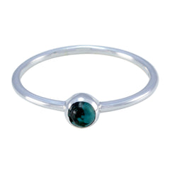 Ayaka Graceful Turquoise Solitaire Ring Turquoise Blue