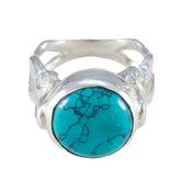 Kennedy Abstract Turquoise Solitaire Ring Turquoise Blue