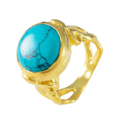 Carolina Glamorous Turquoise Solitaire Ring