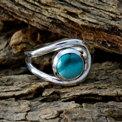 Noelia Sophisticated Turquoise Solitaire Ring