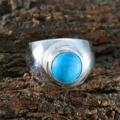 Aria Contemporary Turquoise Solitaire Ring