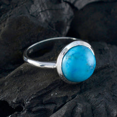 Bianca Graceful Turquoise Solitaire Ring