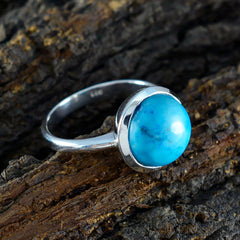 Bianca Graceful Turquoise Solitaire Ring