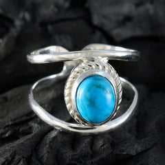 Penelope Ethnic Turquoise Solitaire Ring
