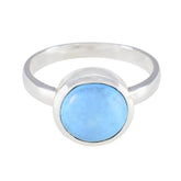 Ana Abstract Turquoise Solitaire Ring Turquoise Blue