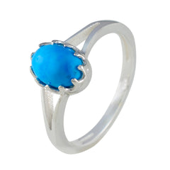 Maria Abstract Turquoise Solitaire Ring