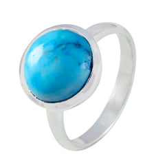 Bianca Graceful Turquoise Solitaire Ring