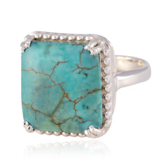 Camila Sophisticated Turquoise Solitaire Ring Turquoise Blue