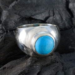 Aria Contemporary Turquoise Solitaire Ring