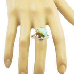 Ivana Art Deco Turquoise Solitaire Ring
