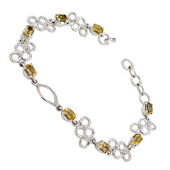 Bella Unique Yellow Links Bracelet for Everyday Glam