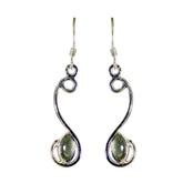 Victoria Green Dangle Earrings for Everyday Glam Prehnite Green Dangle