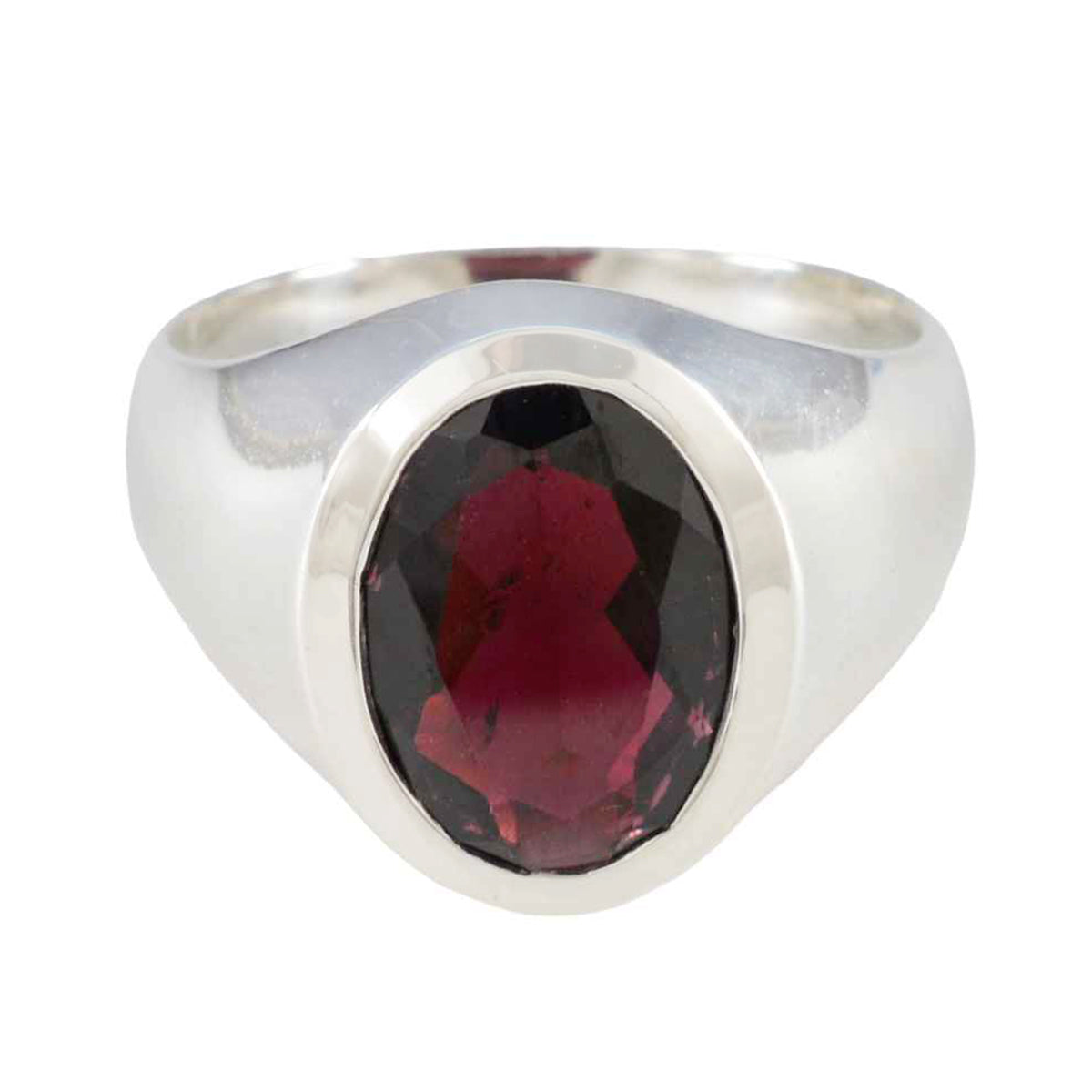 Victoria Heritage Red Solitaire Ring Garnet Red