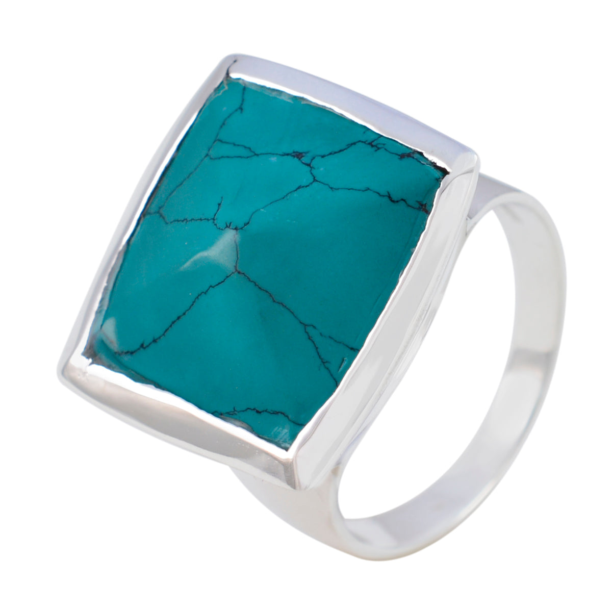 Luisa Vintage Turquoise Solitaire Ring Turquoise Blue