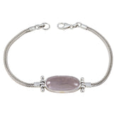 Violet Featherlight Bracelet – Stylish Everyday Gemstone Jewelry Rose Quartz Pink