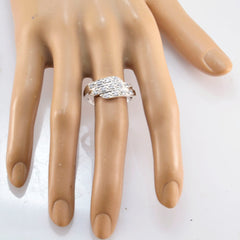 Meera White Halo Ring for Women with Sparkling Stones