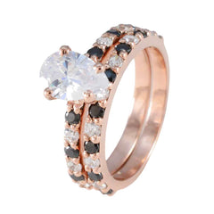 Putri White Halo Ring for Women with Pear Gemstone