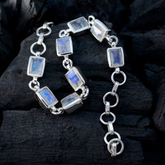 Lea White Links Bracelet India with Gemstone Accents