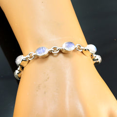 Alina Glam Tiny White Links Bracelet