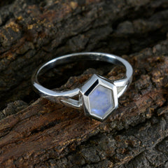 Naomi White Solitaire Ring for Women Sterling Silver