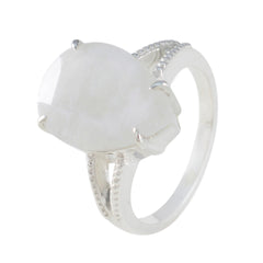 Lucia White Solitaire Ring for Women Elegant Design