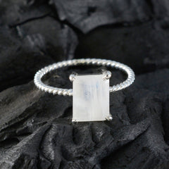 Eun-ji White Solitaire Ring for Women Elegant Style