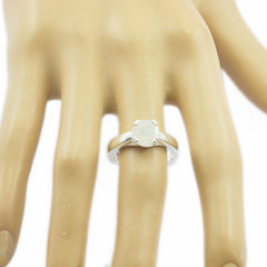 Emma Elegant White Solitaire Ring with Classic Design