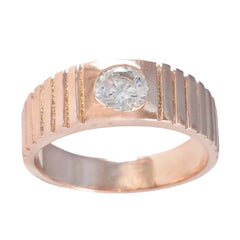 Agustina Romantic White Solitaire Ring