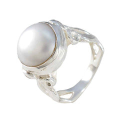 Cecilia Contemporary White Solitaire Ring