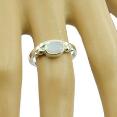 Hannah White Solitaire Ring for Timeless Elegance