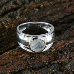 Riley Sophisticated White Solitaire Ring