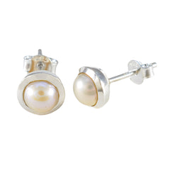 Micaela White Solitaire Stud Earrings for Every Occasion